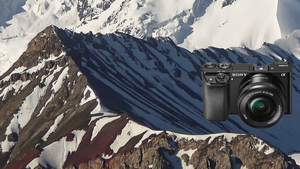 Mirrorless mountain shot